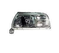 V-MAXZONE PARTS Left Headlight Compatible With Suzuki Grand Vitara 1998 1999 2000 2001 2002 2003 2004 2005 VP1212L Headlamp Driver Side Headlights Assembly Projector Front Light Car Lamp Chrome LHD