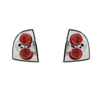 V-MAXZONE PARTS Rear Lights VR-2032 Tail Light Assembly Tail Lamp 1 Pair Driver And Passenger Side Complete Set Chrome compatible with Volkswagen Passat 3Bg 2000 2001 2002 2003 2004 2005 Saloon