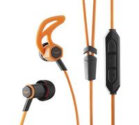 V-MODA Forza In-Ear Hybrid Sport Headphones with 3-Button Remote and Microphone - Samsung and Android Devices, Orange, One Size