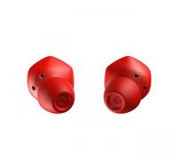 V-MODA Hexamove Lite True Wireless Earbuds - Control your audio, answer calls and access voice assistants, Red