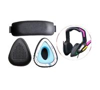 V-MOTA Compatible Earpads for Razer D.Va Meka Headset, Overwatch Edition - Faux Leather, Black