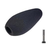 V-MOTA Customizing Microphone Windscreen Foam Cover Compatible with ZOOM SGH-6 and SSH-6 Shotgun Microphones Audio Quality Reduce Wind Noise (Black)