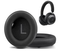 V-MOTA Ear Pads Foam Compatible with Compatible with Soundcore Space One Pro, FlexiCurve, Foldable, S1 Headphones, Replacement Ear Cushions (1 Pair) (Jet Black)