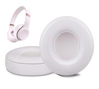 V-MOTA Earpads Soft Protein Leather Replacement for Beats Solo 4 Wireless On-Ear Headphones (Not Compatible with Other Models) (Cloud Pink)