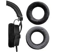V-MOTA Earpads + Tuning Cotton Compatible with Beyerdynamic DT990 / DT880 / DT770 PRO / DT1770 / DT1990 Headphones,Replacement Cushions Repair Parts (1 Pair) (Black)