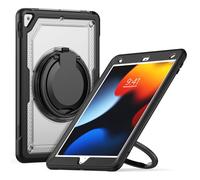 V-MOTA Flat protect Beehive Cute Silicone Compatible with iPad Pro (2017) and iPad Air 3 (3rd Gen) 10.5 inch; Rotatable Kickstand Bracelet Protective Cover (Transparent)