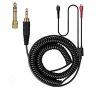 V-MOTA Pro Audio HD 25 Spring Coil Cable Extension Cord with 6.35mm Adapter Compatible with Sennheiser HD 25 Aluminium,HD25-1 II,HD 450 II,HD 480 Classic,HD 530 II,HD 540 II,HD 560 II Headphones