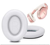 V-MOTA QC35 Ear Pads Compatible with Bose QuietComfort 35 & 35 ii Wireless Noise Cancelling Headset,Replacement Cushions Replace Part (1 Pair) (White)