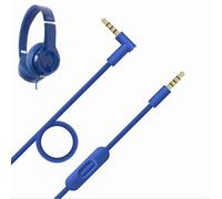 V-MOTA Replacement Audio Cable Cord Wire Compatible with Beats Headphones Studio Solo Pro Detox Mixr Executive Pill with in Line Mic and Control (Blue)