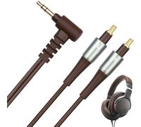 V-MOTA Replacement Audio Upgrade Cable Compatible with Audio-Technica ATH-MSR7b, ATH-SR9, ATH-ESW990H, ATH-ES770H, ATH-ADX5000, ATH-AP2000Ti Headphones (Plug 3.5mm Brown)