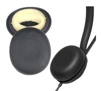 V-MOTA Replacement Ear Pads for Yealink UH48 UH46 UH44 UH42 UH35 UH37 UC/USB Call Center Headsets, Memory Foam Cushions, 1 Pair, Black