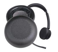 V-MOTA Replacement Ear Pads for Yealink WH64, WH66, UH36, YHS36 YHD362 YHM361 WHM621 WHM622 WHD621 WHD622 BH70 Headphones, 1 Pair, Black