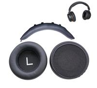 V-MOTA Replacement Earpads and Headband for Beyerdynamic MMX100 MMX150 MMX200 Gaming Headset, Black Faux Leather, 1 Set