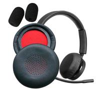 V-MOTA Voyager 4200 UC Series Ear Pads + Mic Windproof Sponge Compatible with Poly Voyager 4210 4220 4300 4310 4320 4310-M 4320-M Office and UC Features Headset (1 Set)