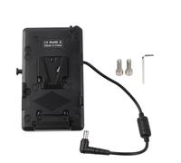 V Mount Battery Adapter Plate, ABS Aluminium Alloy, 14-16.8V DC Output - High Durability Power Supply, Quick Release Button, Suitable for Cameras