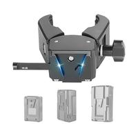 V Mount Battery Bracket,V Mount Battery Adapter | Adjustable Clip Support Portable for Camera Operators, Videographers Content Creators Studio Technicians Documentary