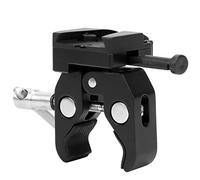 V - Mount Battery Clamp Adapter Plate | 1-4.2cm Clamping for Illumination Stand/Desktop Mount | Aluminum Alloy CNC for Camera Electricity Supply | 1.2kg Load - Bearing &