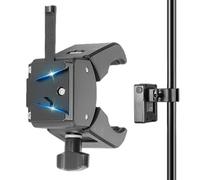 V Mount Battery Plate - 12 X 10 5 Cm Aluminum Supply Adapter, 15mm Rod Clamp, D-Tap Output, Quick Release Mounting Bracket, Lock Converter | DSLR Camera Rig Solution for Video Production, DSLR,