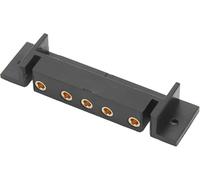 V Mount Battery Plate Adapter, DIY Connector for V Lock Battery Plate Repair, 5 Pin PCB with Hole, Durable ABS Plastic and Gold Plated Copper Contacts for Stable Power TransmissionUseful and Fashion