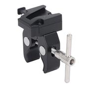 V Mount Lock Battery Adapter with Clamp, Mini V Mount Battery Plate with Wide Super Crab Clamp QR Lock, Super Crab Clamp for Mounting Light Stand Tripod