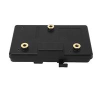 V Mount to Anton Battery Adapter Plate V Lock Converter with D Tap Output Metal Copper Gold Plated Pins & ABS Shell Compact Design for Cameras Monitors EVFs News Lights and Studio