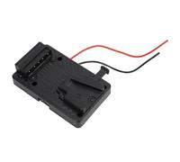 V Mount V Lock Battery Plate, 14.8V D-tap Output Power Supply Adapter, BP Battery Plate Adapter for NP F970 F960 F750 F770 F550 Battery