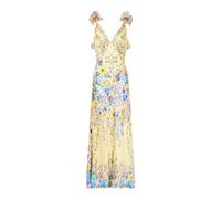 V-neck Bias Slip Dress Darling Buds XS