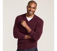 V-neck Cashmere Jumper lands end Burgundy M