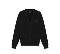 V-neck cotton cardigan Lyle & Scott Noir XS