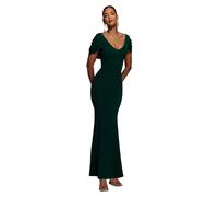 V-neck dress for women Goddiva Maxi Vert 44