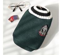 V-Neck Knitted Pet Vest - Autumn/Winter, School Uniform Style for Dogs and Cats