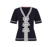 V-neck Knitwear - female - Carolina Herrera - V-neck Knitwear - Blue - M - Knitwear M