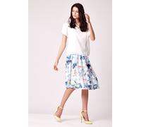 V-neck Loose Fit Blouse Cutie London White 8