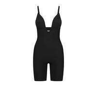 Bye Bra Sculpting Bodysuit Deep V, Laser Cut Edges, Silicone Straps, Wire-Free Cups, Shapewear For Women, Mid Waist Shapewear, Sculpting Collection, Black, L