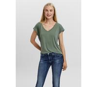 V-Neck Short Sleeve T-Shirt Khaki Green