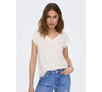V-Neck Short Sleeve T-Shirt White