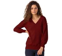 V-Neck Stretch Jumper Roman Red 20