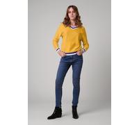 V-neck Stripe Detail Pullover Enorsia Yellow 18