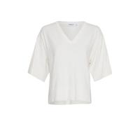 V-neck sweater for women 2/4 Moss Copenhagen Eslina Rachelle Blanc S/M