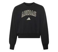 V-Neck Sweatshirt Girl adidas Seasonals Collegiate Typography Noir 13/14 ans