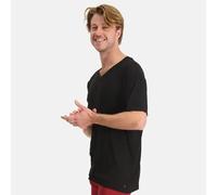 V-neck T-shirt Bamboo Basics Vance (x2) Noir S
