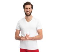 V-neck T-shirt Bamboo Basics Velo (x2) Blanc 3XL