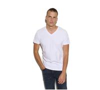 V-neck T-shirt Casual Friday lincoln Blanc 3XL
