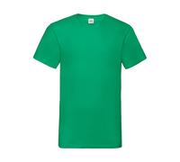 V-neck T-shirt Fruit of the Loom Valueweight Vert 2XL