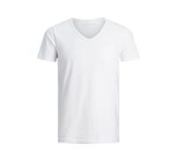 V-neck T-shirt Jack & Jones Basic Blanc S