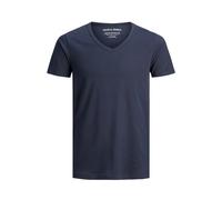 V-neck T-shirt Jack & Jones Basic Bleu L