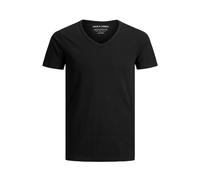 V-neck T-shirt Jack & Jones Basic Noir XL
