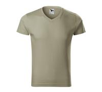V-neck T-shirt Malfini Slim 146 Vert XL