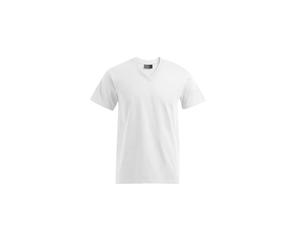 V-neck T-shirt Promodoro Premium Blanc 2XL