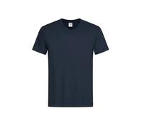 V-neck T-shirt Stedman Classic Bleu 2XL